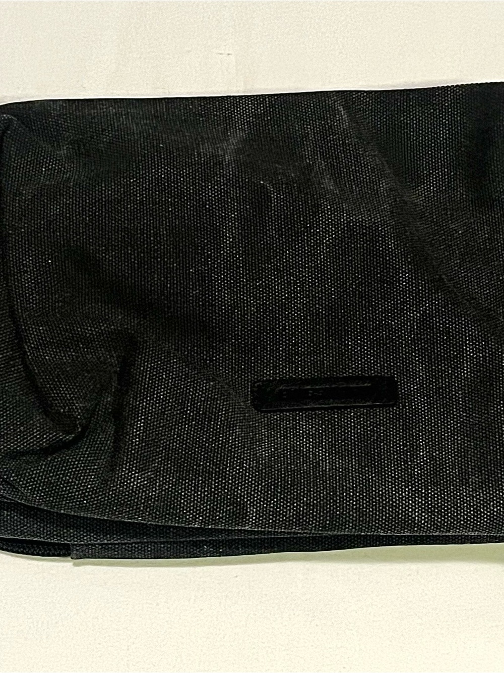 Men's black/gray BAGSMART canvas travel toiletry bag